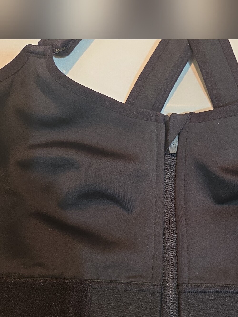 SheFit Flex Sports Bra Black Gold 3Luxe